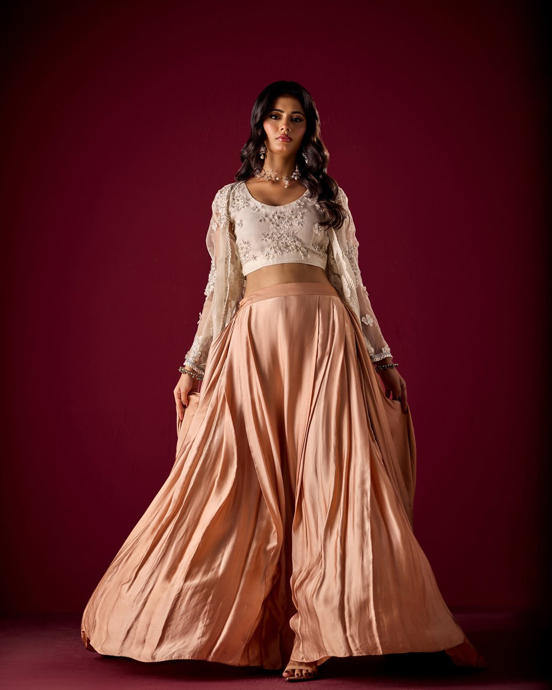 A-CA 024 Peach Dress