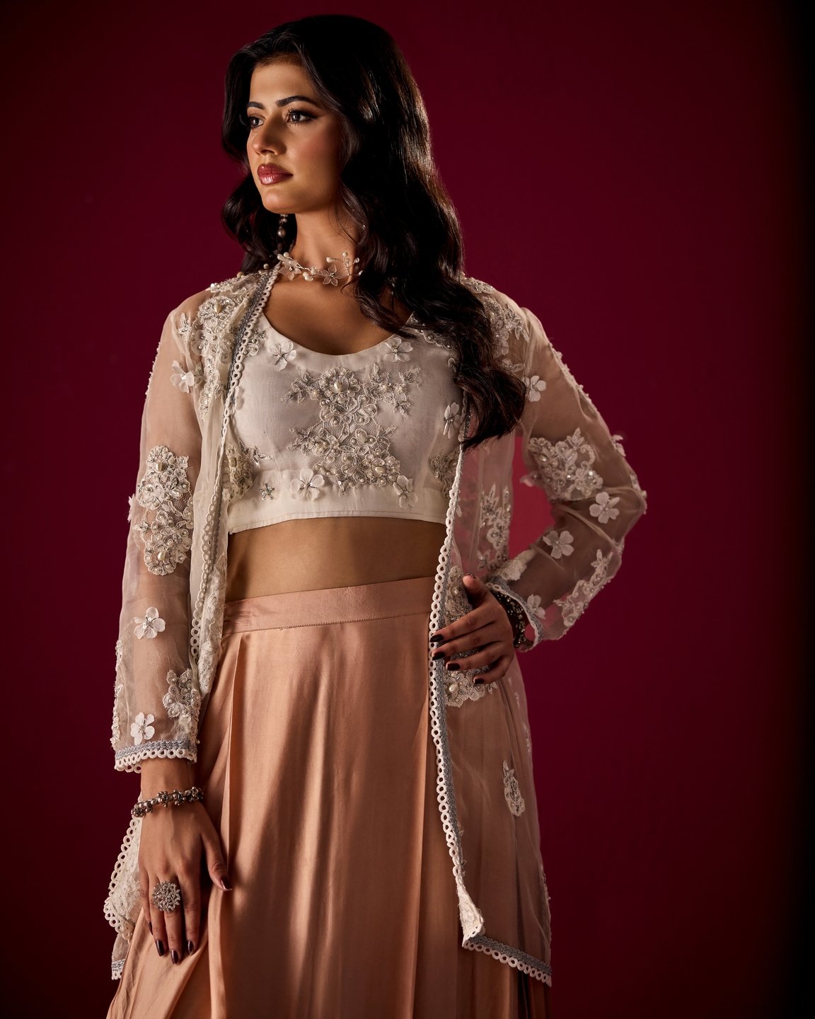 A-CA 024 Peach Dress
